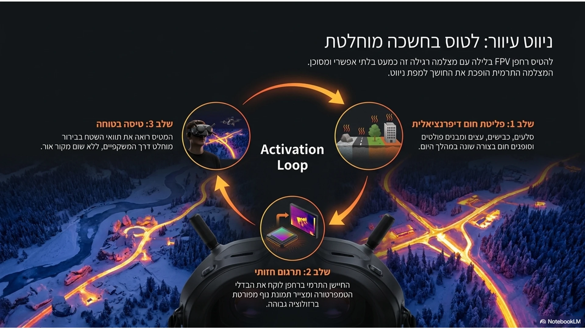 שקופית 10 מתוך המצגת טכנולוגיה תרמית בשימוש רחפנים ונגדם